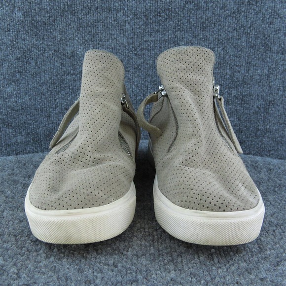 Steve Madden Caliber Women Bootie Gray Leather Zip Size 8 Medium - Picture 2 of 8